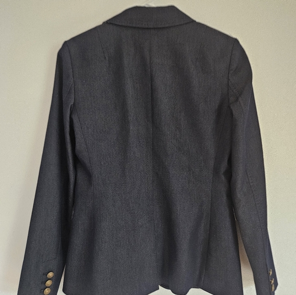 Banana Republic Dark Denim Blazer In Indigo Blue - Picture 6 of 7